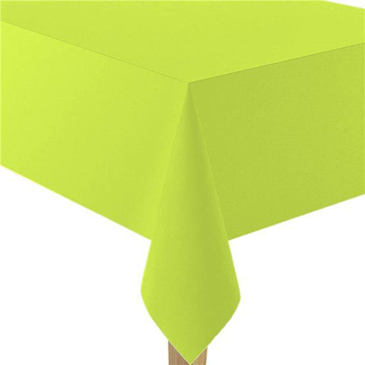 Lime Green Paper Table Cover - 2.8m x 1.4m