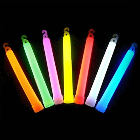 6" Glowstick Asst Colours with Lanyard String