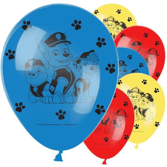 Paw Patrol Latex Balloons - 9" (6pk)
