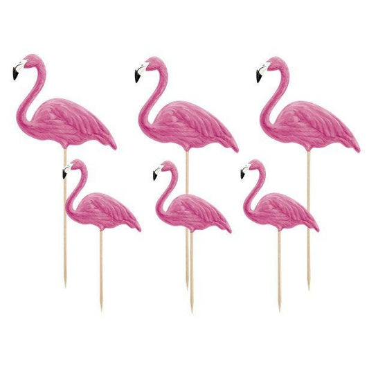 Flamingo Picks - Asst Sizes (6pk)
