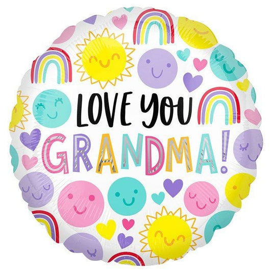 Love You Grandma Balloon - 18" Foil