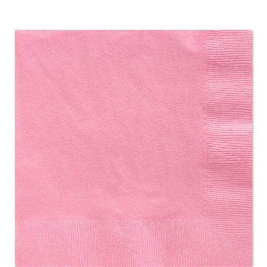 Baby Pink Paper Napkins - 33cm (20pk)