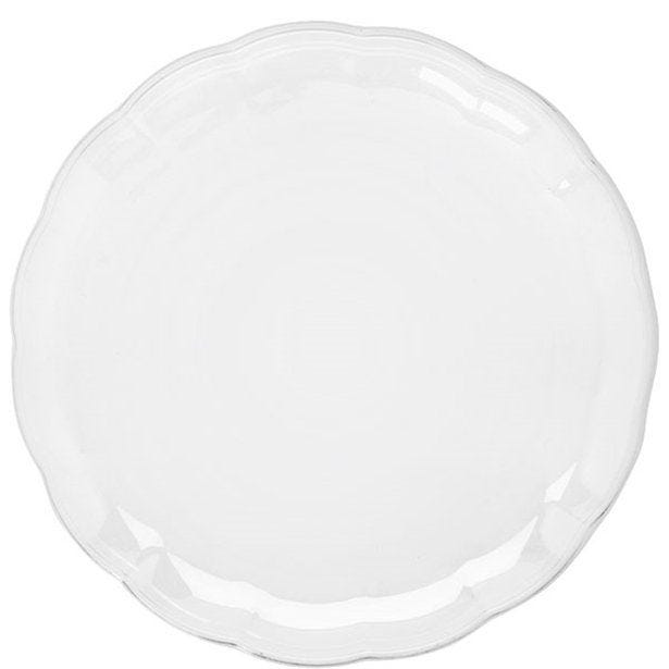 Clear Plastic Round Tray - 30cm