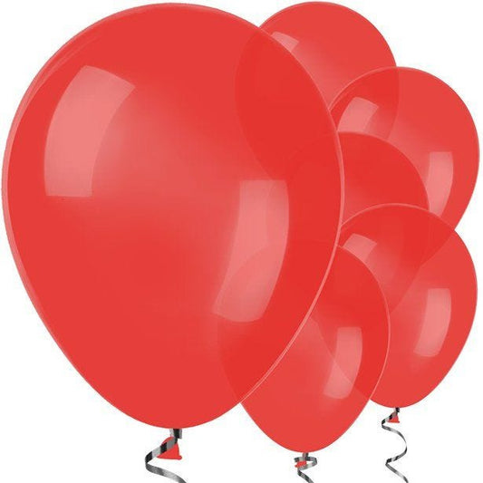 Red Balloons - 12" Latex Balloons (50pk)