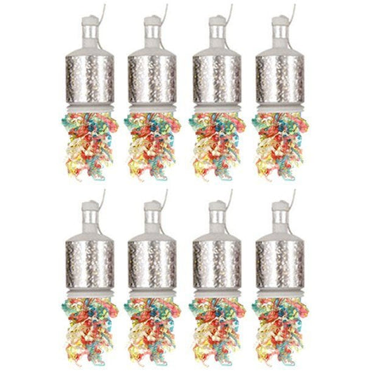 Silver Holographic Party Poppers (20pk)