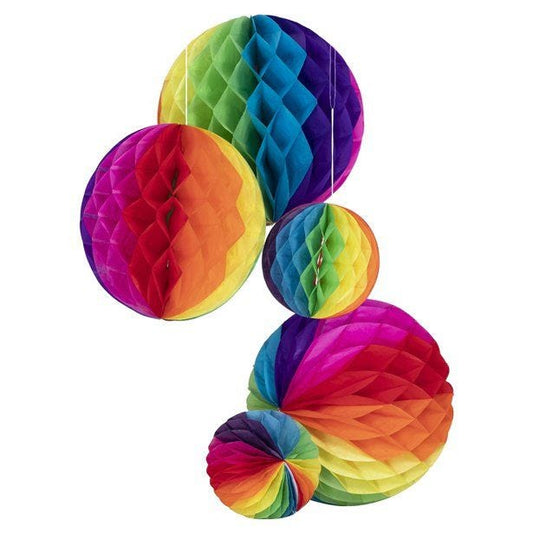 Rainbow Honeycombs (5pk)