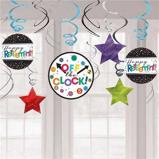 Officially Retired Hanging Swirl Decoration (12pk)