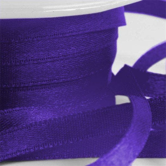 Purple Satin Ribbon - 6mm (25m roll)
