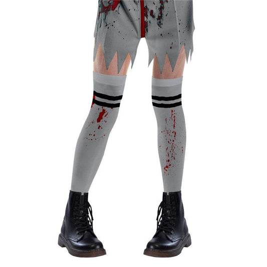 Zombie Cheerleader Socks - Child