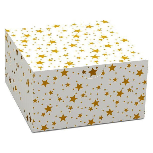 Gold Stars Cake Box - 10"