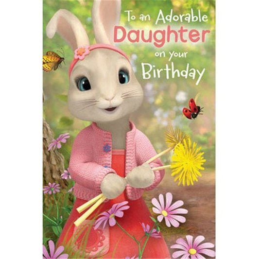 Peter Rabbit 'Daughter' Pop-Up Birthday Card