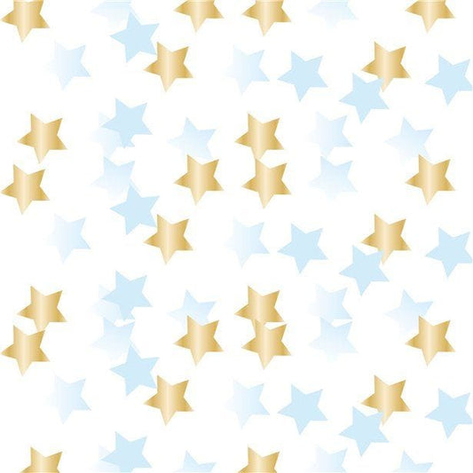 1st Birthday Blue Star Confetti