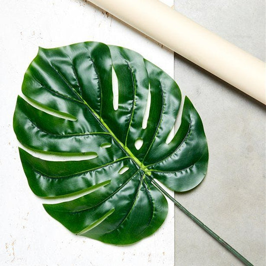 Giant Philo Green Tropical Leaf Decoration