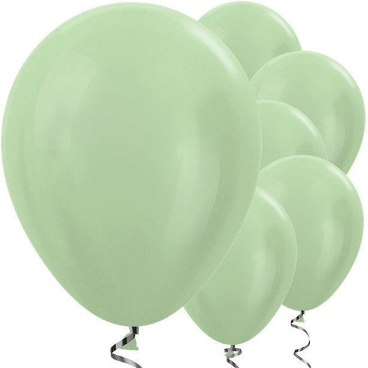 Green Satin Balloons - 12" Latex Balloons (50pk)
