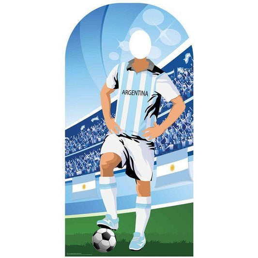 Argentina Football Stand-In Cardboard Photo Prop - 190cm x 96cm