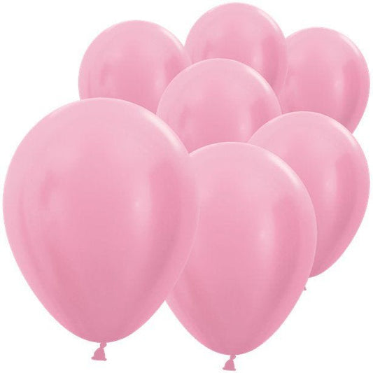 Satin Pink Sempertex Latex Balloons - 5" (100pk)