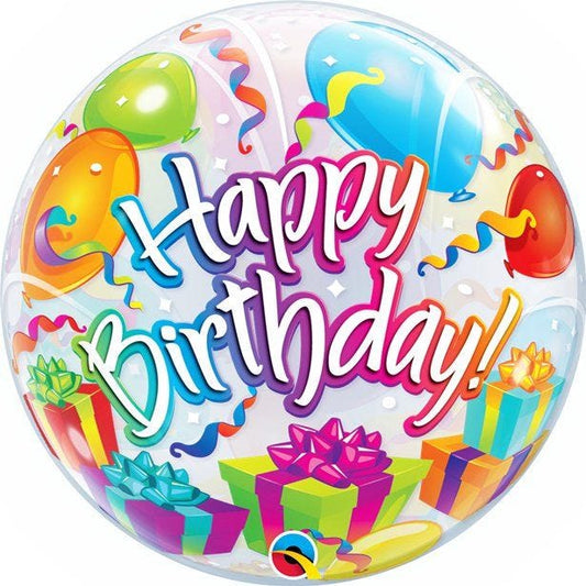 Happy Birthday' Bubble Balloon - 22"