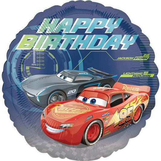 Cars 'Happy Birthday' Foil Balloon - 18"