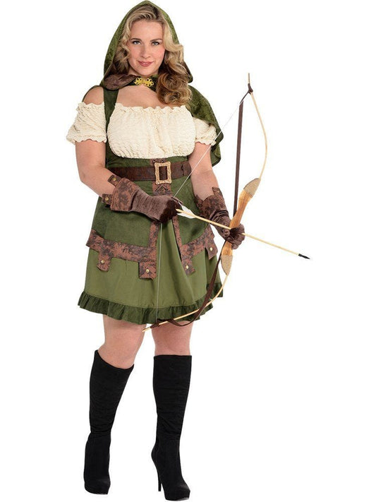 Robin Hoodie Dress - Adult Costume