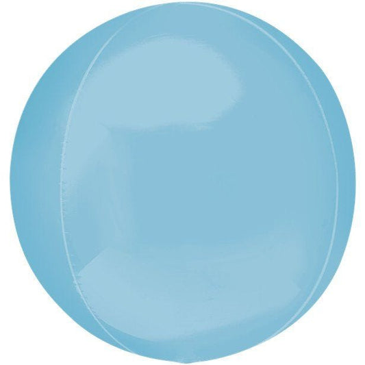 Pastel Blue Orbz Balloon - 16" Foil