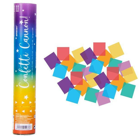 Colourful Confetti Cannon - 24cm