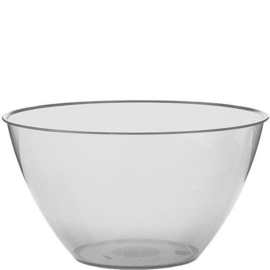 Clear Plastic Swirl Bowl - 680ml