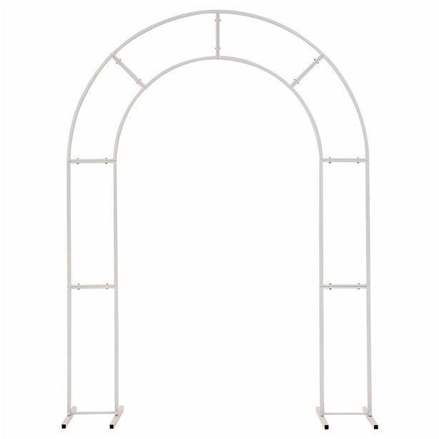 White Metal Frame Arch
