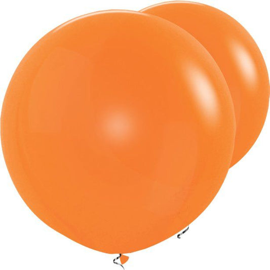 Orange Giant Balloons - 36" Latex (2pk)