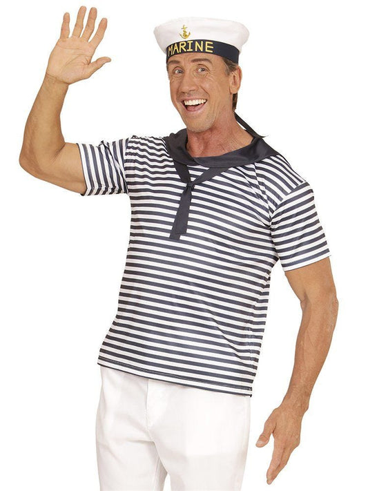 Sailor Shirt and Hat - Adult Costume