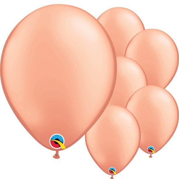 Rose Gold Latex Balloons - 11" (25pk)