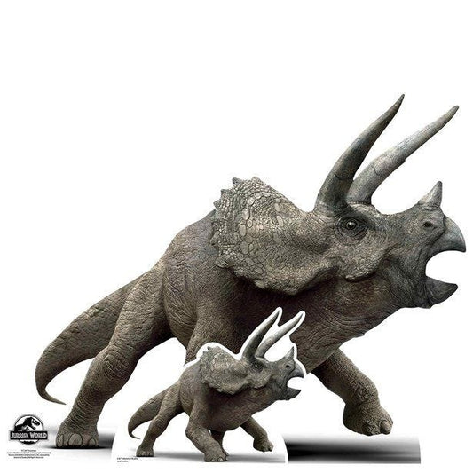 Jurassic World Triceratops Dinosaur Cardboard Cutout - 120cm x 96cm