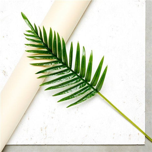 Fern Palm Green Leaf Decoration - 65cm