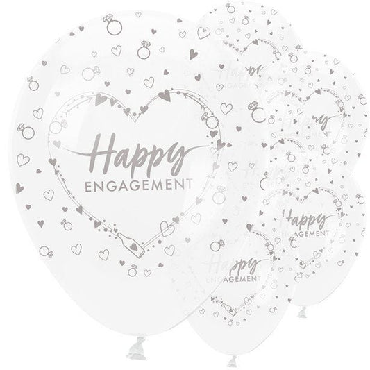 Engagement Latex Balloons - 12" Latex (6pk)