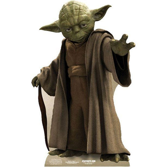 Life Size Star Wars Yoda Cardboard Cutout  - 76cm x 47cm