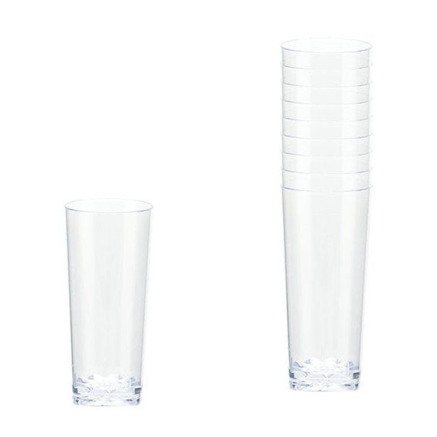 Clear Plastic Mini Cordial Glasses - 56ml (10pk)