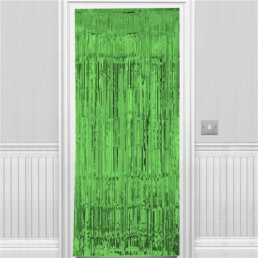 Green Foil Door Curtain - 2.4m x 92cm