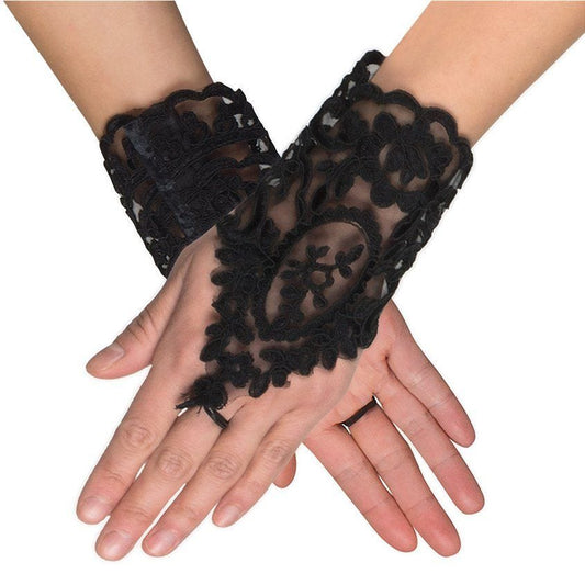 Black Lace Glovelettes