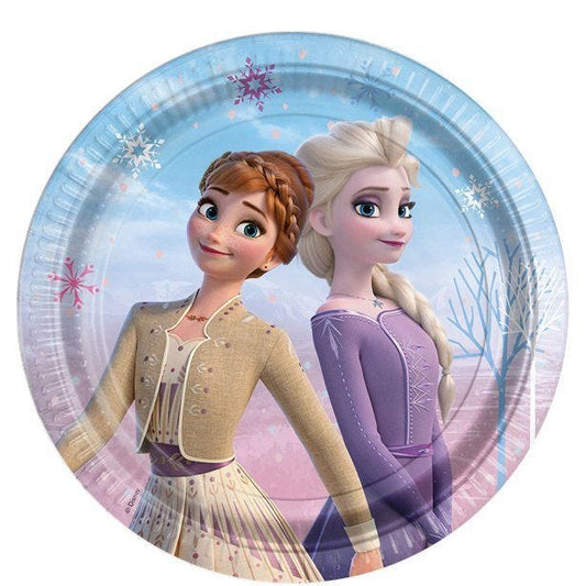 Disney Frozen 2 Wind Spirit Paper Plates - 23cm (8pk)