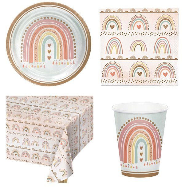 Boho Rainbow - Value Party Pack for 8