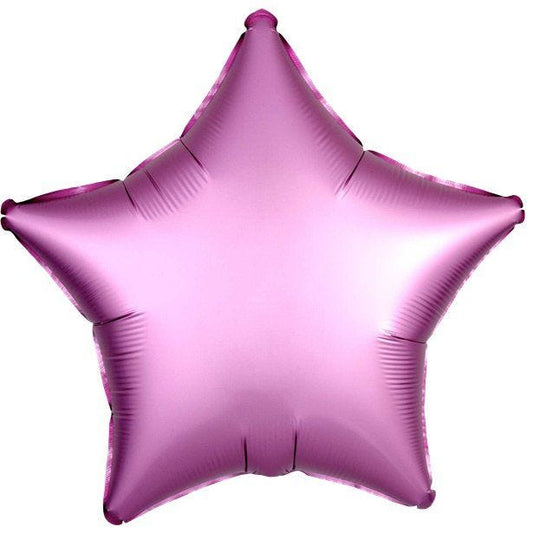 Flamingo Satin Luxe Star Foil Balloon - 18" Unpackaged