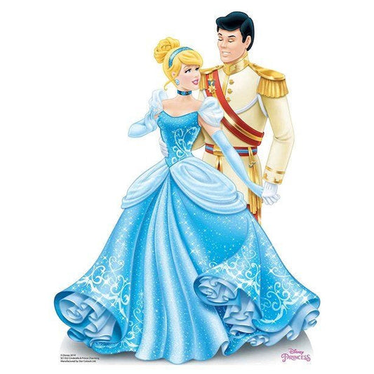 Disney Princess Cinderella & Prince Charming Cardboard Cutout - 79cm x 60cm