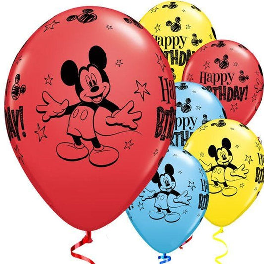 Mickey Mouse Balloons - 11'' Latex (25pk)