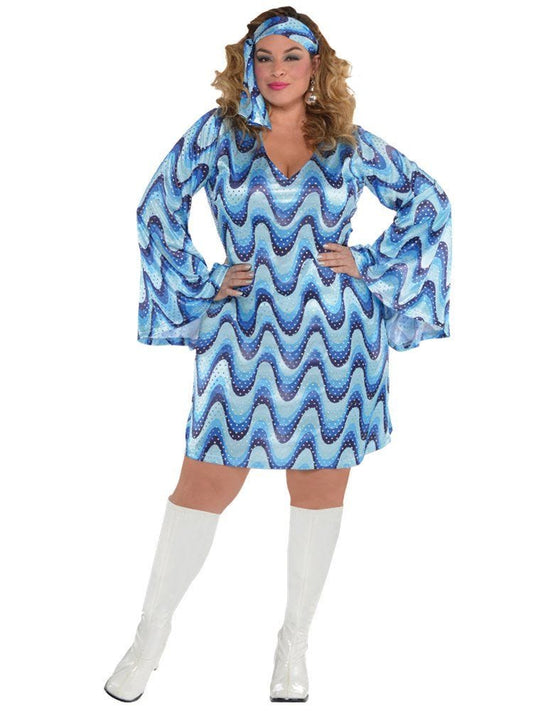 Disco Lady Dress - Adult Costume