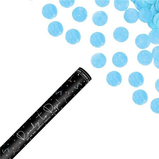 Blue 'Ready To Pop' Confetti Cannon - 60cm