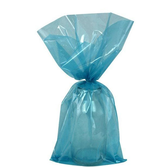 Turquoise Small Cello Party Bags - 24cm (25pk)