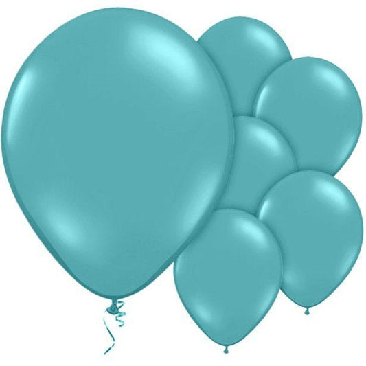 Turquoise Balloons - 12" Latex (10pk)