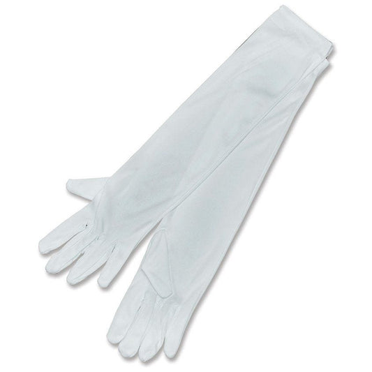 White Long Gloves