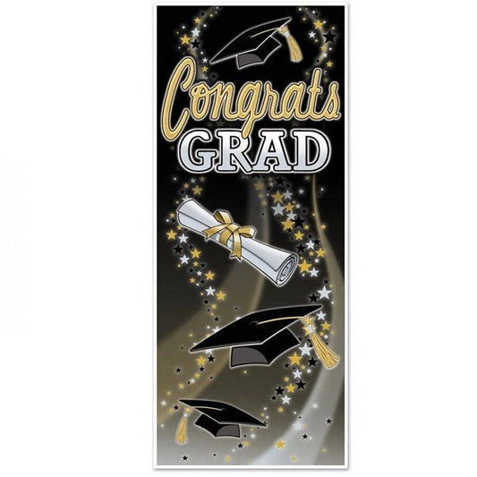 Congratulations Grad Door Cover -1.8m x 76cm