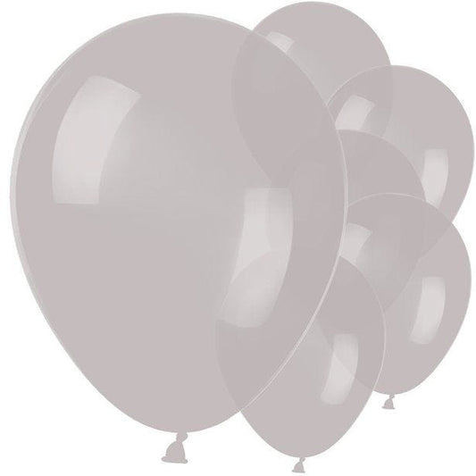 Silver Metallic Latex Balloons - 11" (10pk)