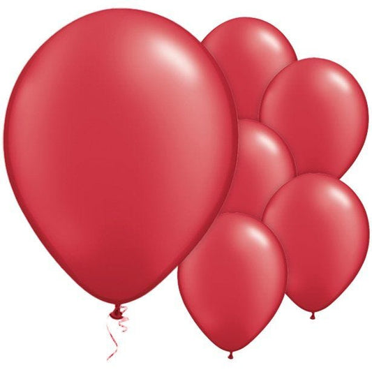 Ruby Red Pearl Balloons - 11'' Latex (100pk)